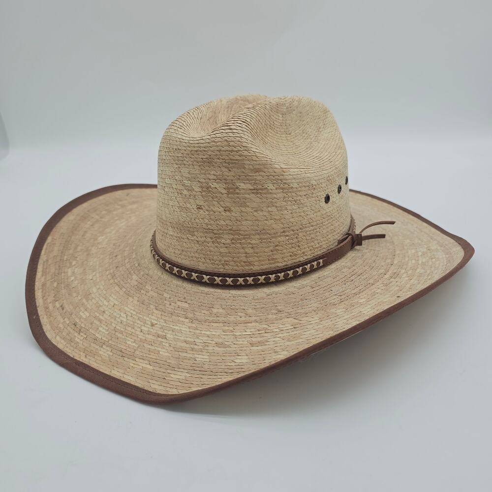 Resistol Genuine Mexican Palm Cowboy Hat Men’s Size 7‎ 1/8